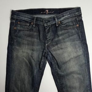 7 For All Mankind Bootcut Dark Blue Jeans Size 30